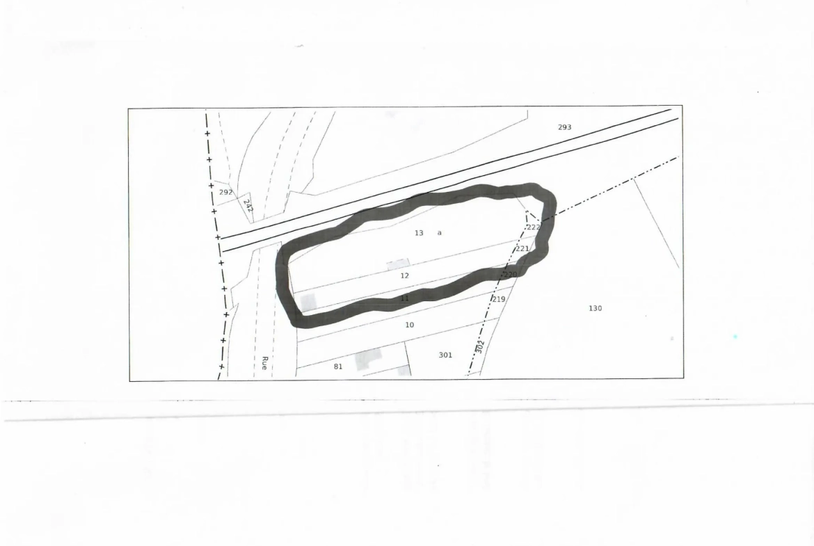 Terrain constructible divisible de 2600 m² à Limoges Sud 