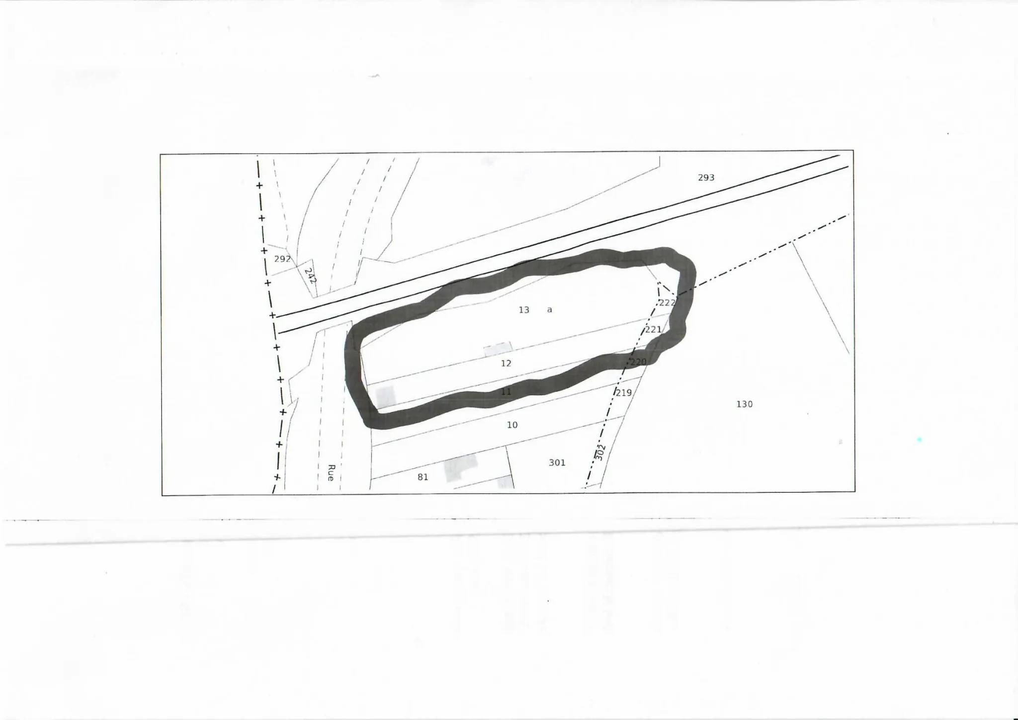 Terrain constructible divisible de 2600 m² à Limoges Sud 