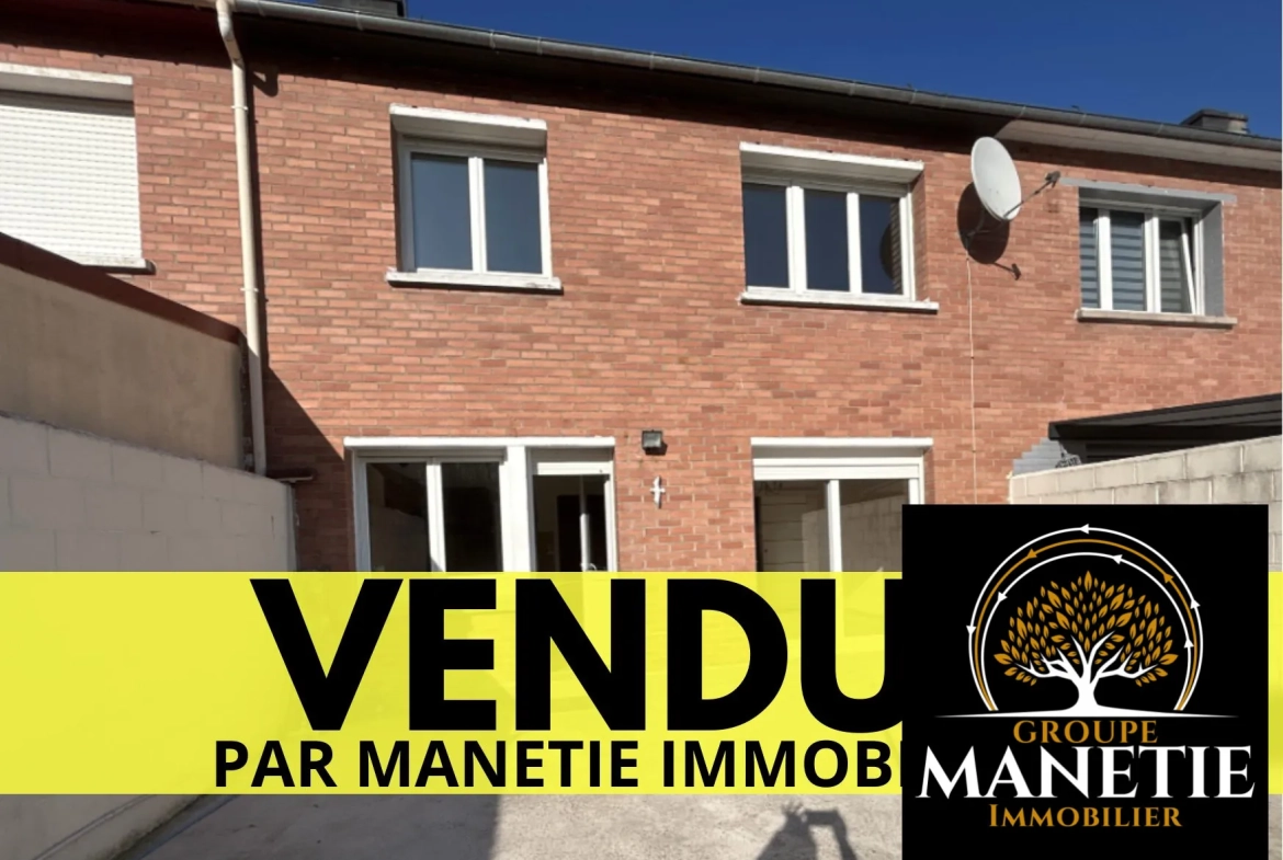 Maison familiale 3 chambres à vendre à Corbehem dans un quartier calme avec vue forestière 