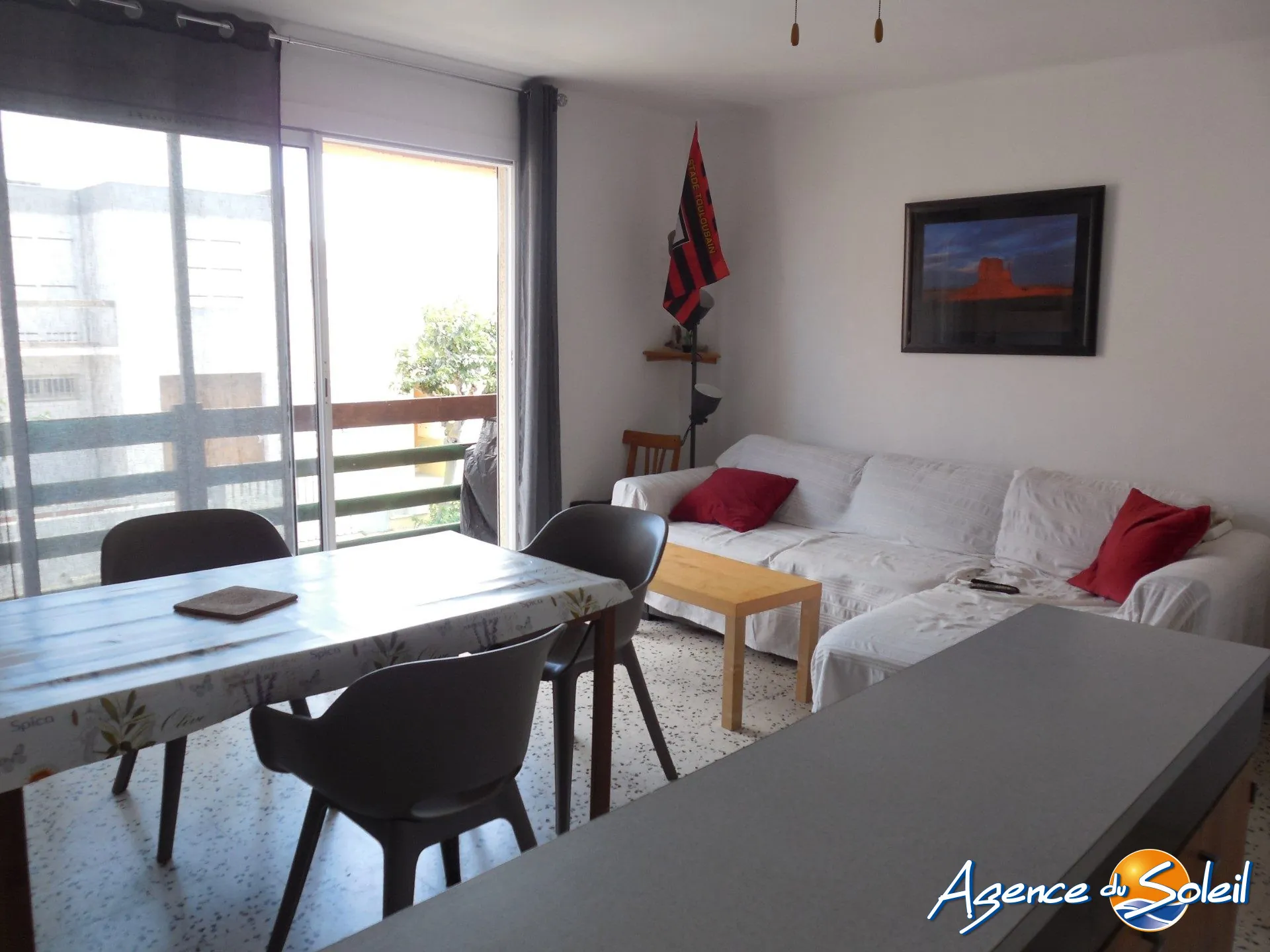 Appartement T2 bis à Port-la-Nouvelle avec balcon près de la plage 