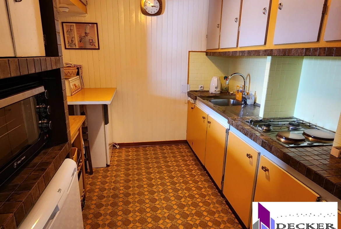 Appartement T3 meublé de 60m² avec terrasse dans le vieux village de La Petite Pierre 