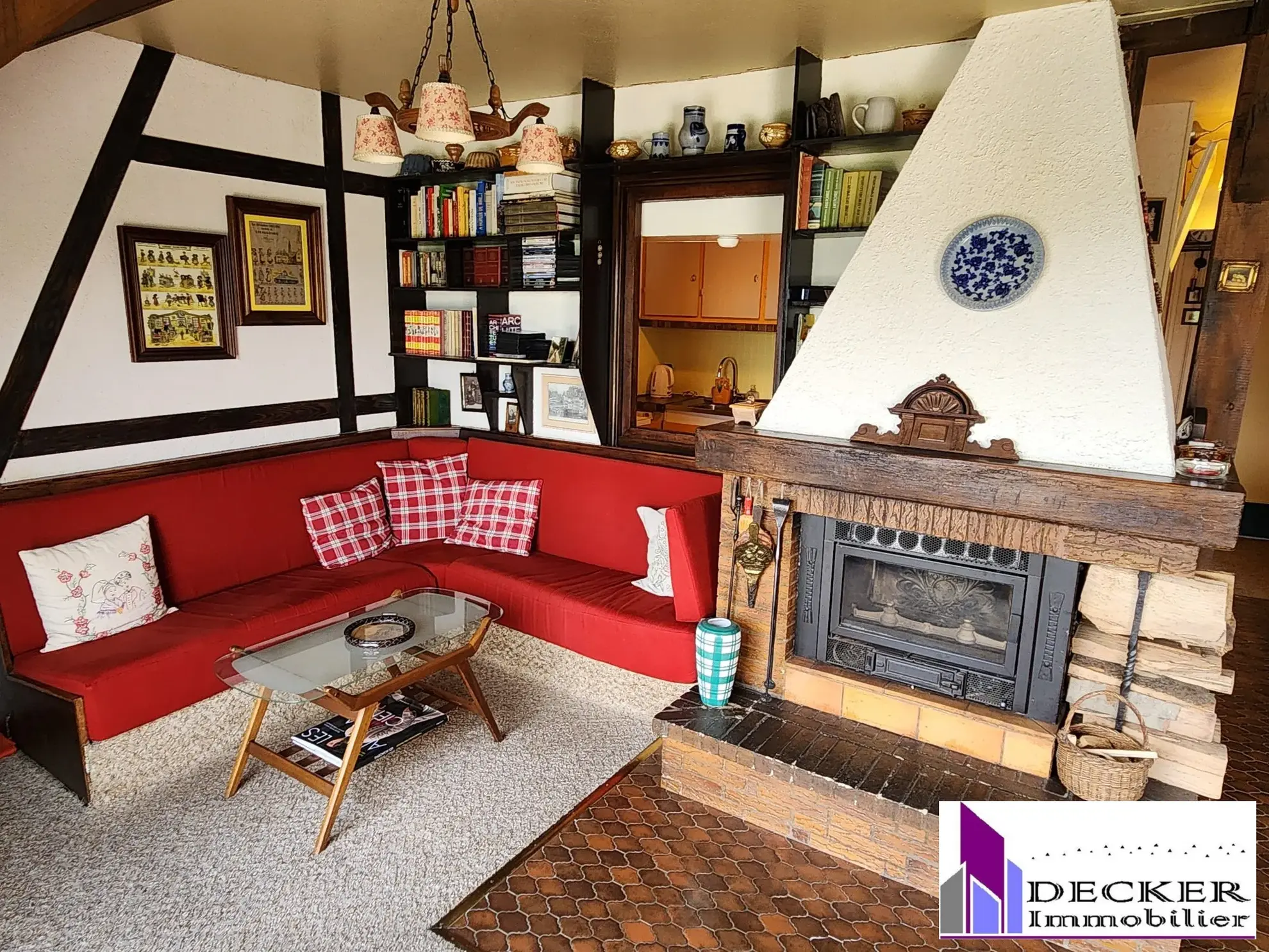 Appartement T3 meublé de 60m² avec terrasse dans le vieux village de La Petite Pierre 
