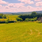 Terrain constructible de 2032 m² avec belle vue à Guiche