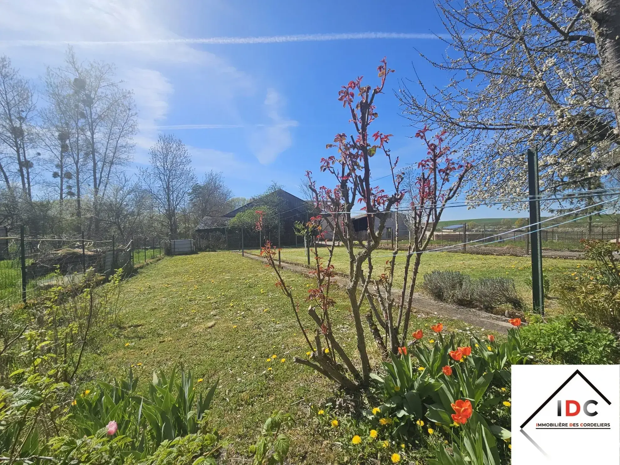 Maison de village à vendre avec jardin et garage près de Dieuze 