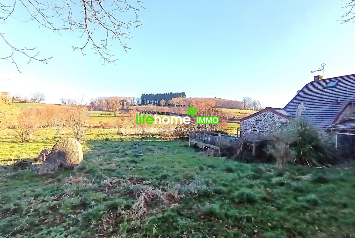 Maison de campagne 200 m² avec piscine, terrain de 6197 m² près de Saint-Vaury 