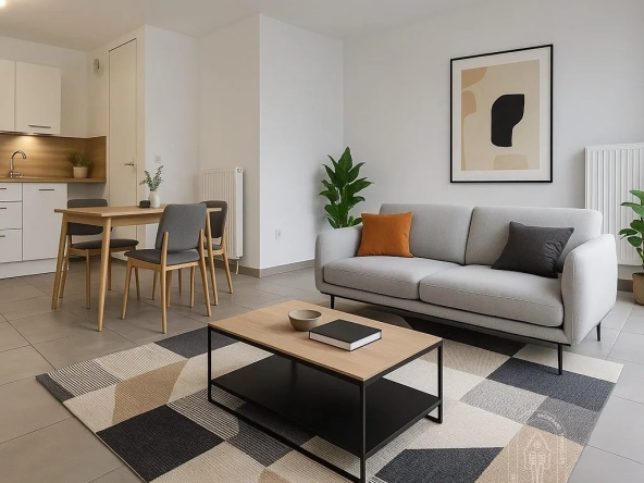 Achat appartement T2 neuf à Loos avec balcon et parking en sous-sol