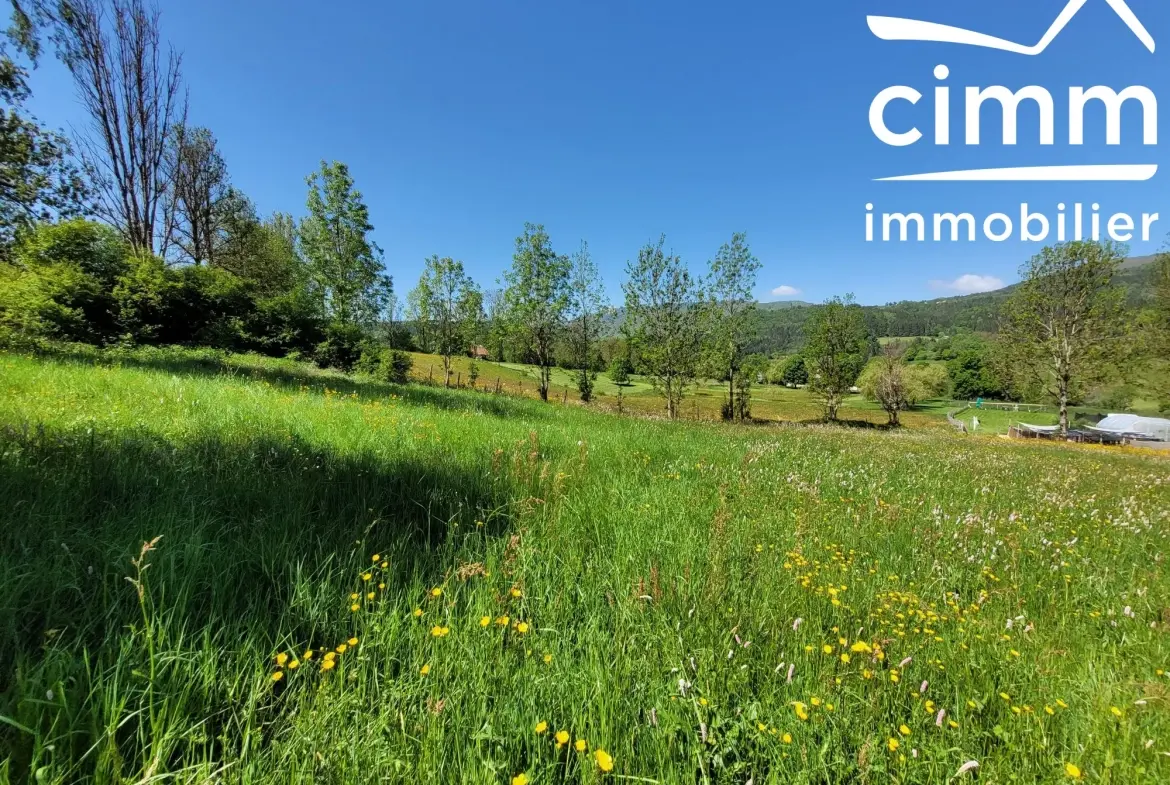 Terrain constructible de 1981 m² à Saint-Martin-en-Vercors avec permis transférable 