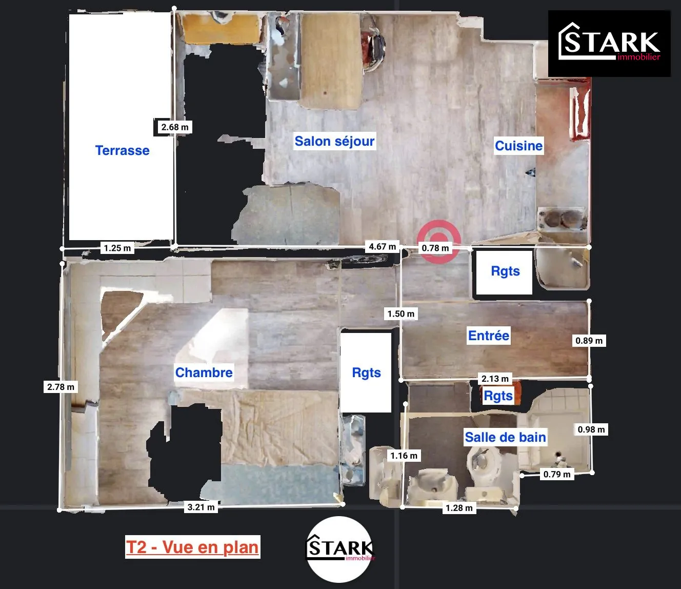 Appartement T2 lumineux avec terrasse et parking à Montbéliard – Idéal investisseur 