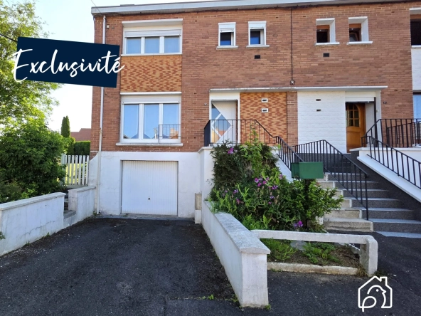 Maison à vendre à Maubeuge - 80 m², jardin et garage dans secteur calme