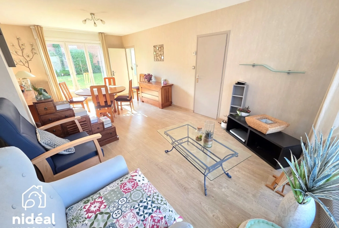 Maison à vendre à Maubeuge - 80 m², jardin et garage dans secteur calme 