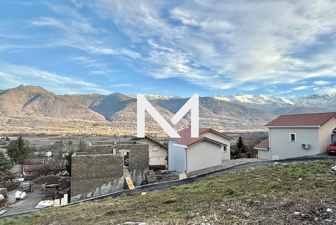 Terrain à construire de 492 m² au Touvet avec vue sur Belledonne 