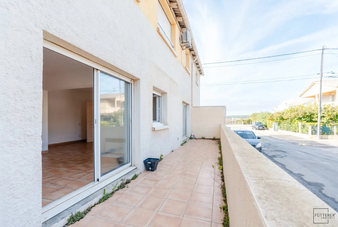 Appartement T2 de 74 m² avec terrasse à Gruissan dans résidence des Chalets 