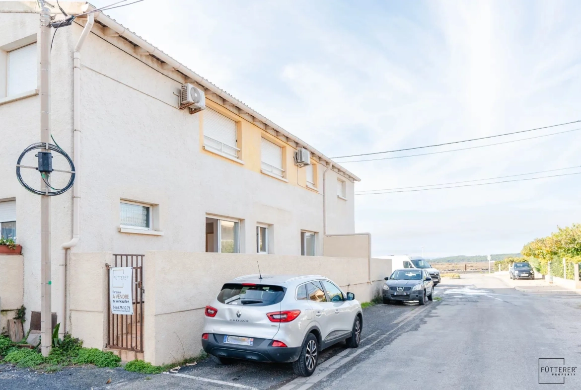 Appartement T2 de 74 m² avec terrasse à Gruissan dans résidence des Chalets 