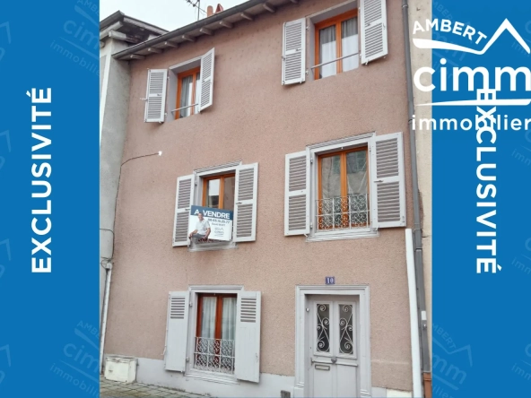 Maison de ville à vendre à Ambert - 110 m² au cœur du Livradois-Forez