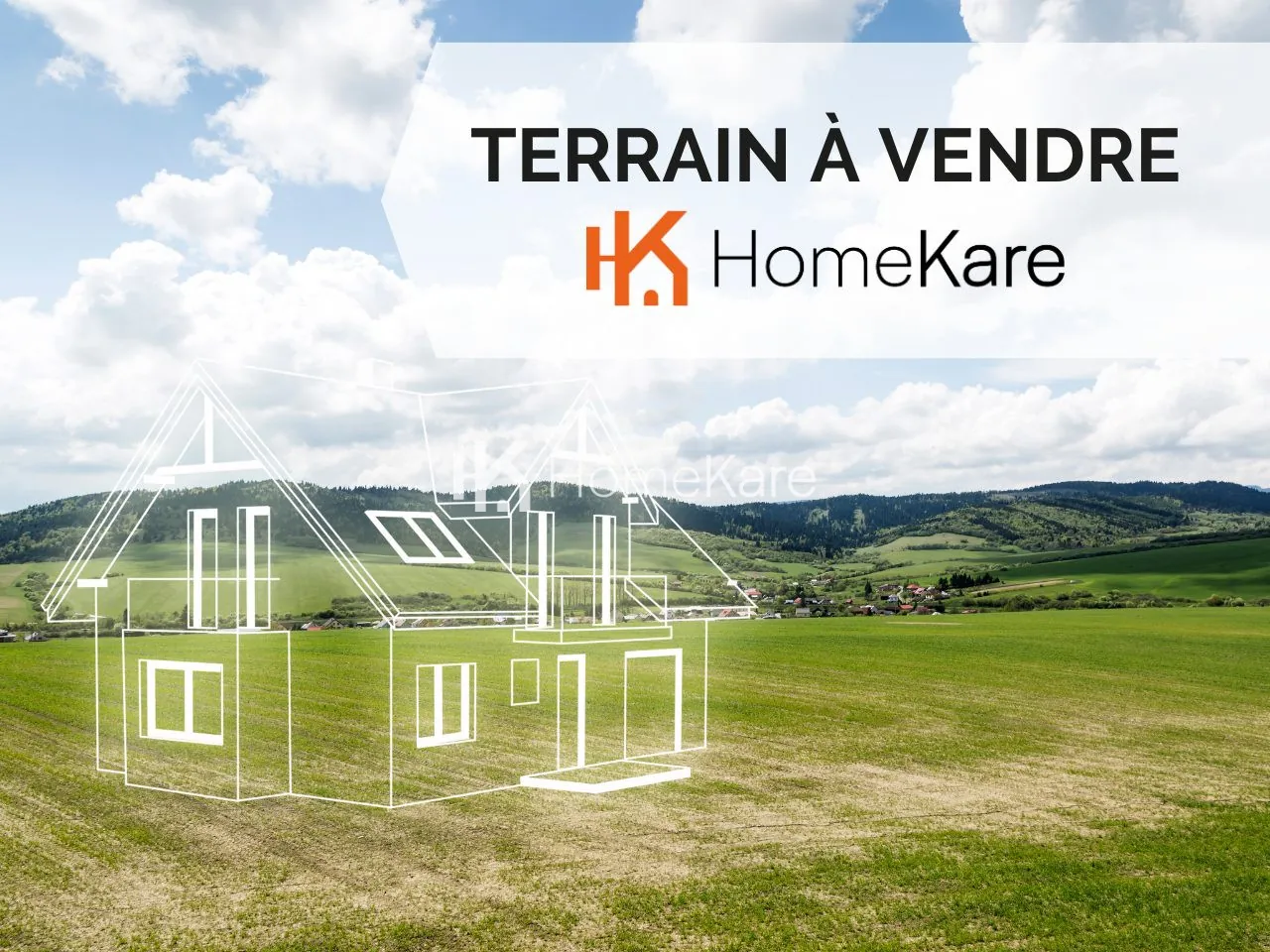 Terrain constructible de 2052 m² à Beauchalot, calme et sans vis-à-vis 