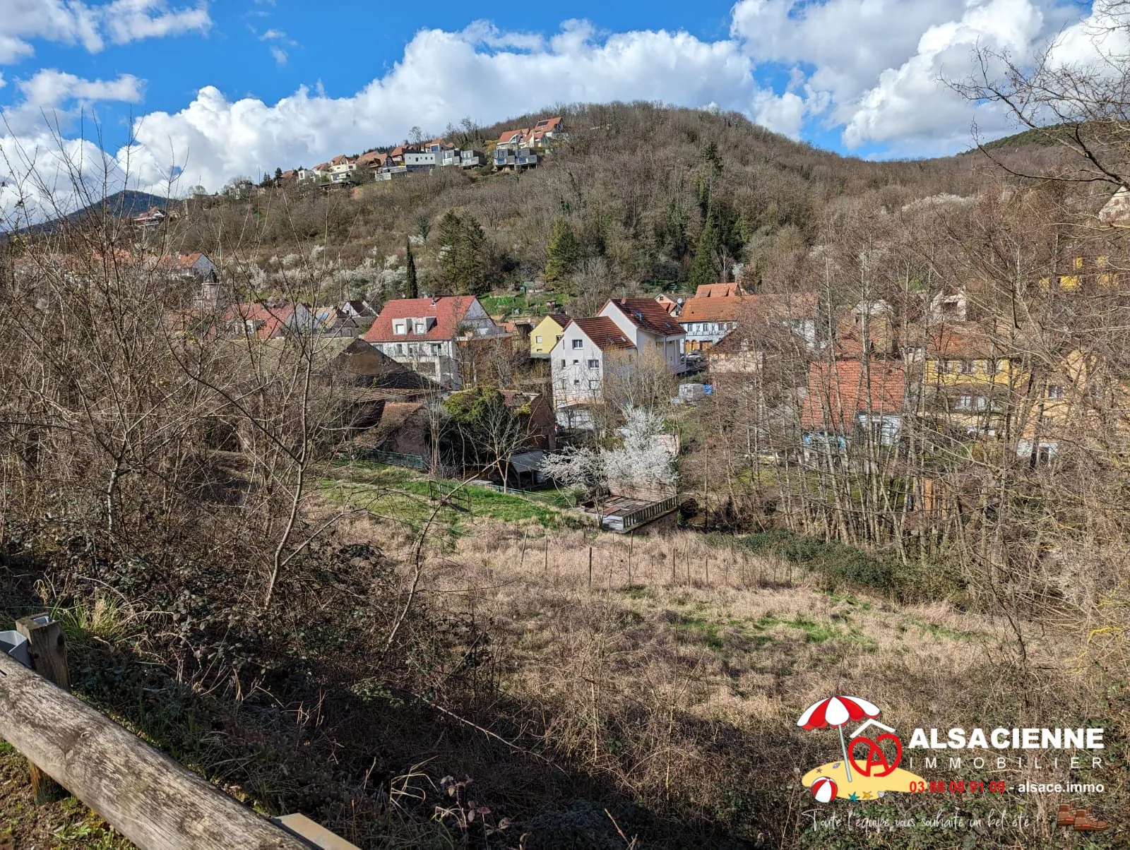 Terrain constructible de 6,58 ares à Barr avec vue panoramique 