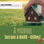 Terrain constructible de 6,58 ares à Barr avec vue panoramique
