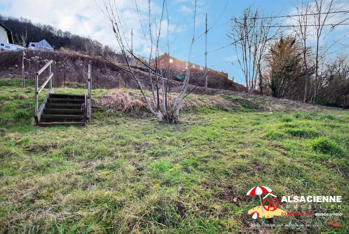 Terrain constructible de 6,58 ares à Barr avec vue panoramique 