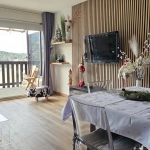 Superbe appartement duplex de 80 m² à Greolieres les Neiges, vue montagne et ski