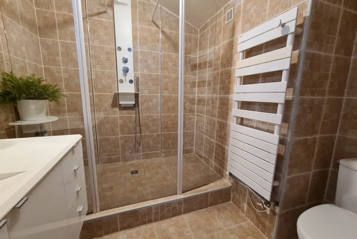 Superbe appartement duplex de 80 m² à Greolieres les Neiges, vue montagne et ski 