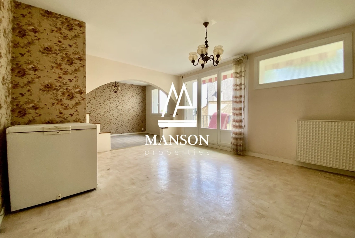 Appartement T4 lumineux avec balcon à Guingamp – Idéal famille ou premier achat 