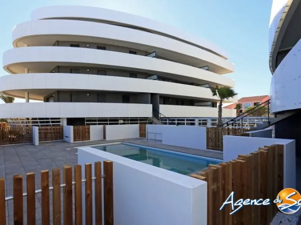 Bel appartement T2 en résidence de standing avec terrasse au Barcarès