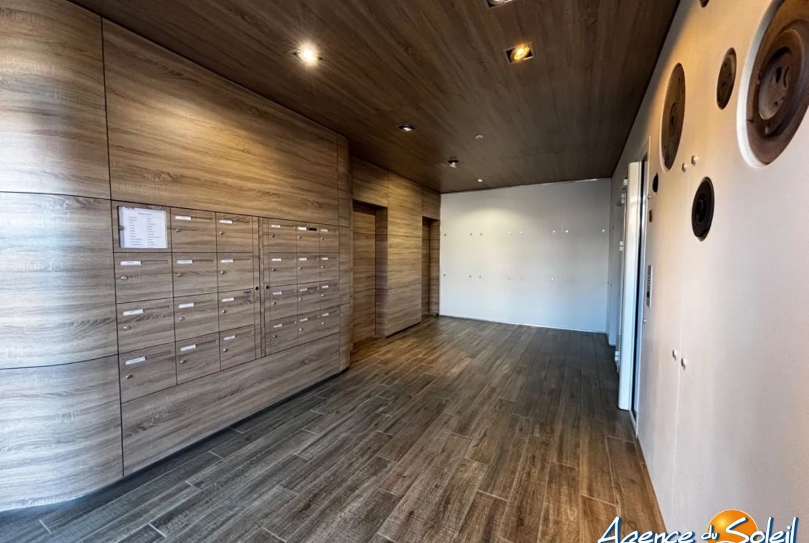 Bel appartement T2 en résidence de standing avec terrasse au Barcarès 