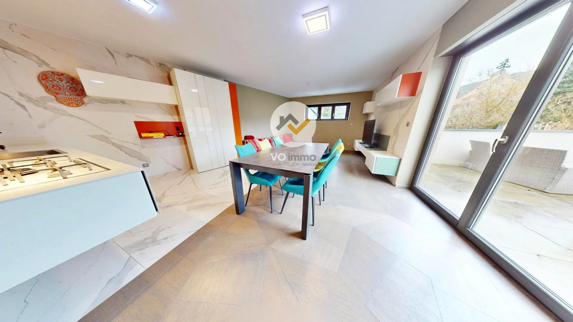 Bel appartement T3 neuf avec terrasse à Guebwiller 