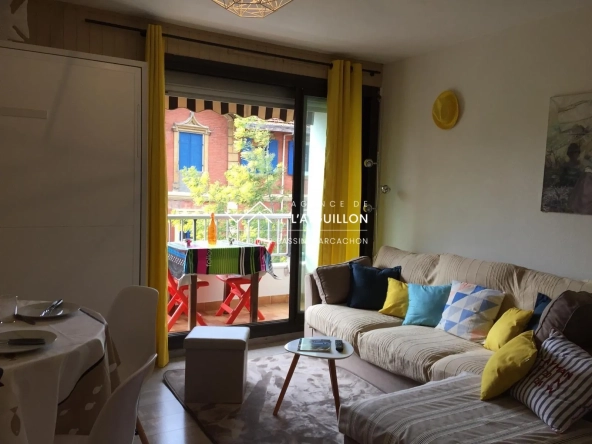 Appartement T1 bis à vendre à Arcachon, idéalement situé à l'Aiguillon