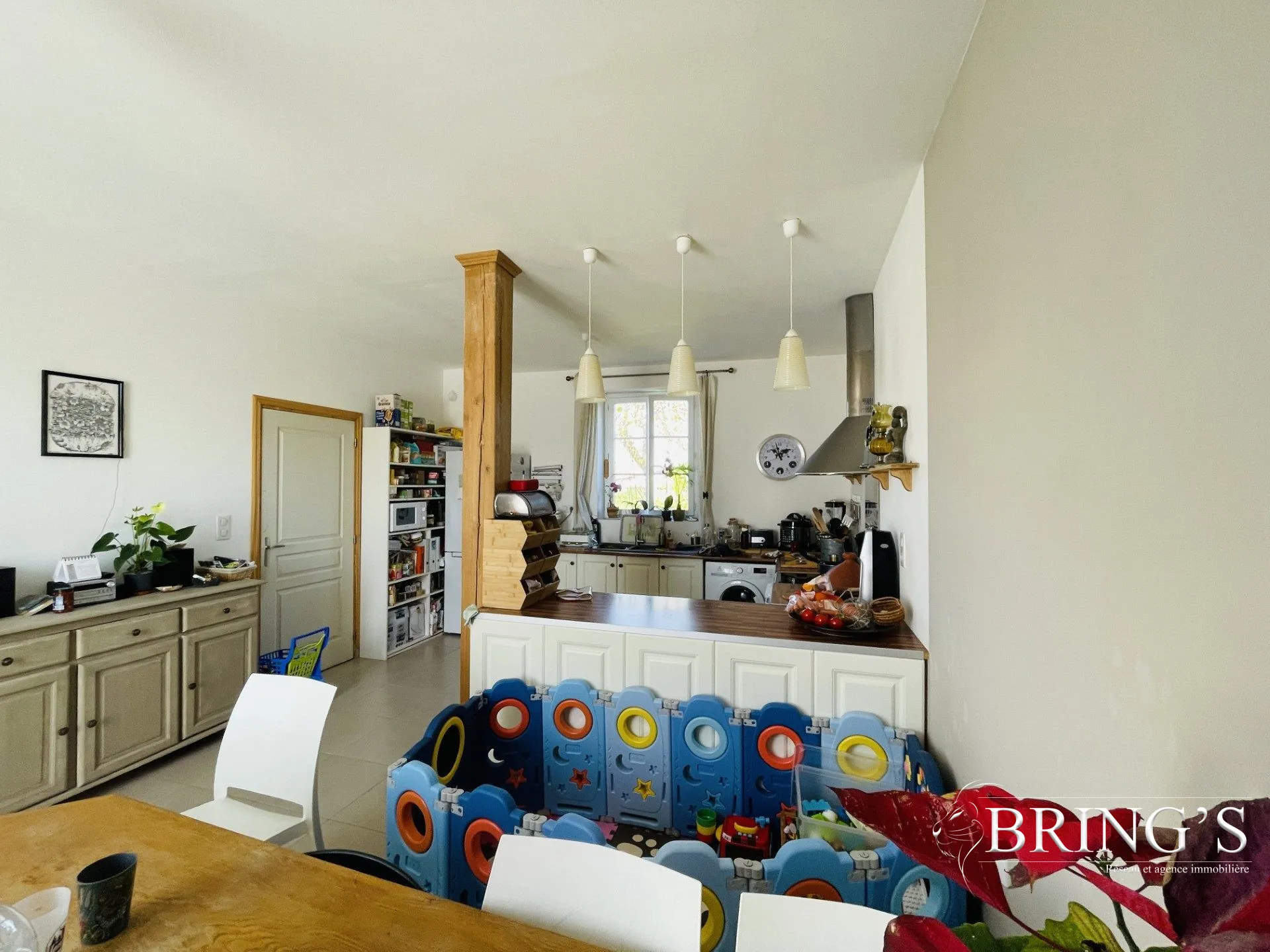 Belle maison ancienne rénovée de 144 m² avec terrasse et jardin à Villeneuve-en-Perseigne 