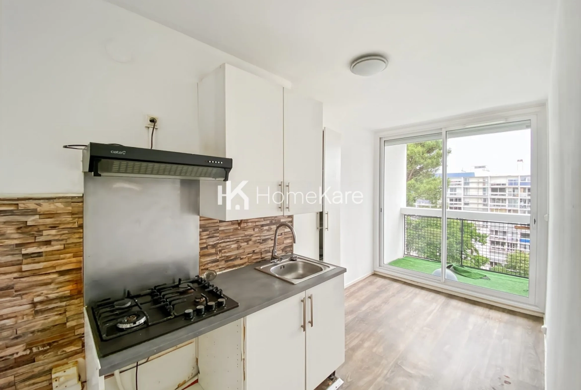 Appartement T4 lumineux avec balcon et parking à Mérignac, secteur Capeyron 
