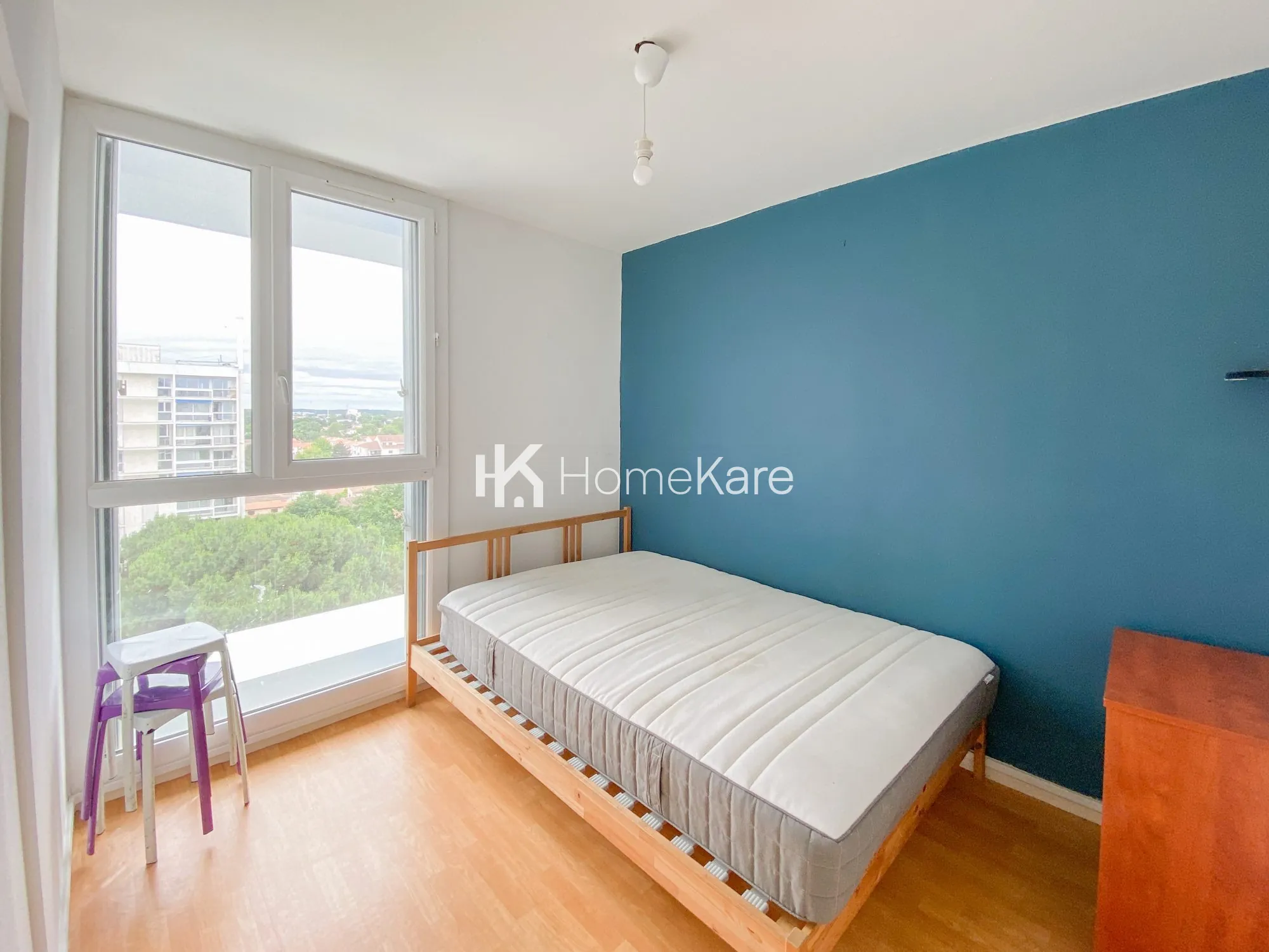 Appartement T4 lumineux avec balcon et parking à Mérignac, secteur Capeyron 