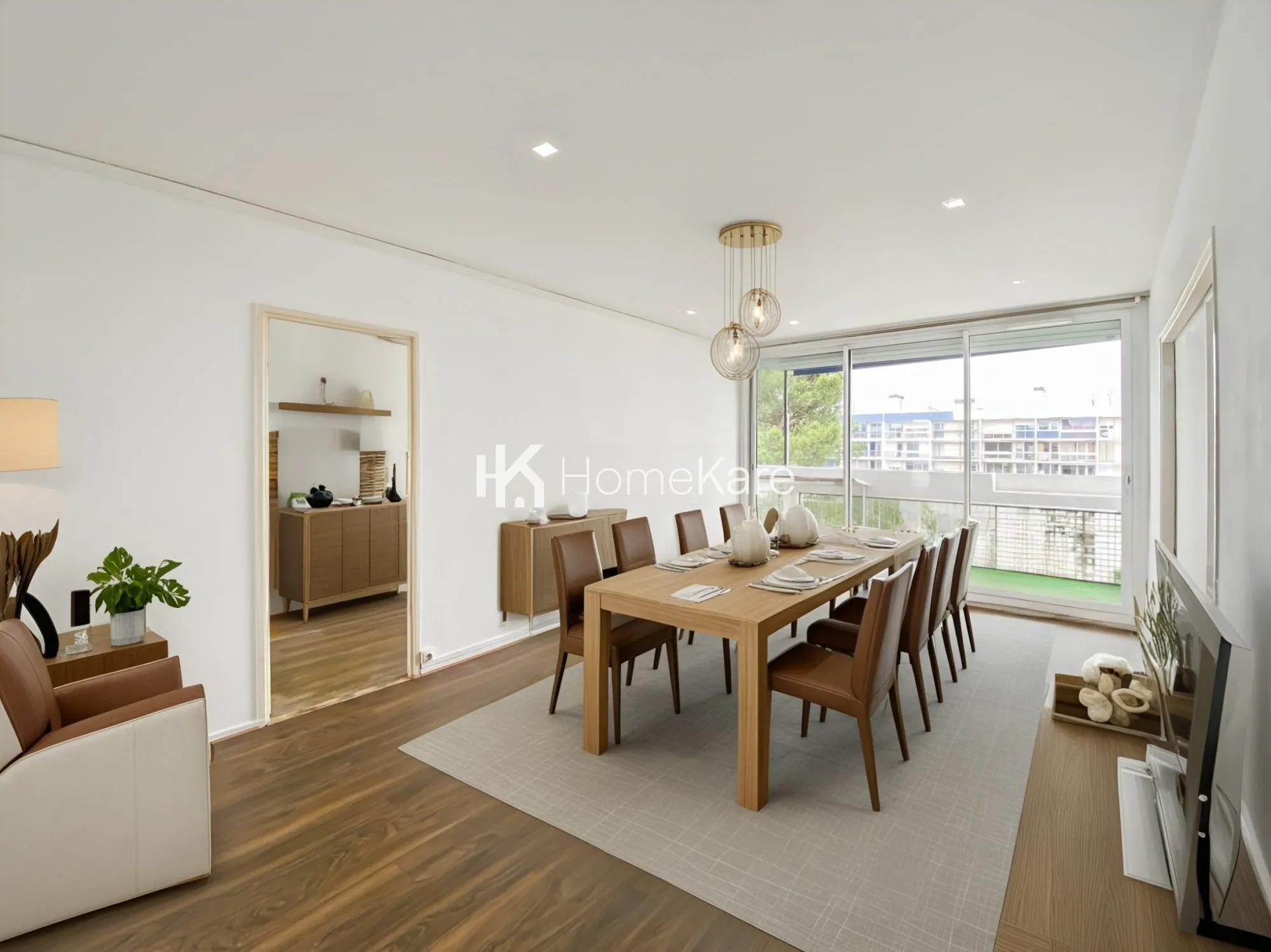 Appartement T4 lumineux avec balcon et parking à Mérignac, secteur Capeyron 
