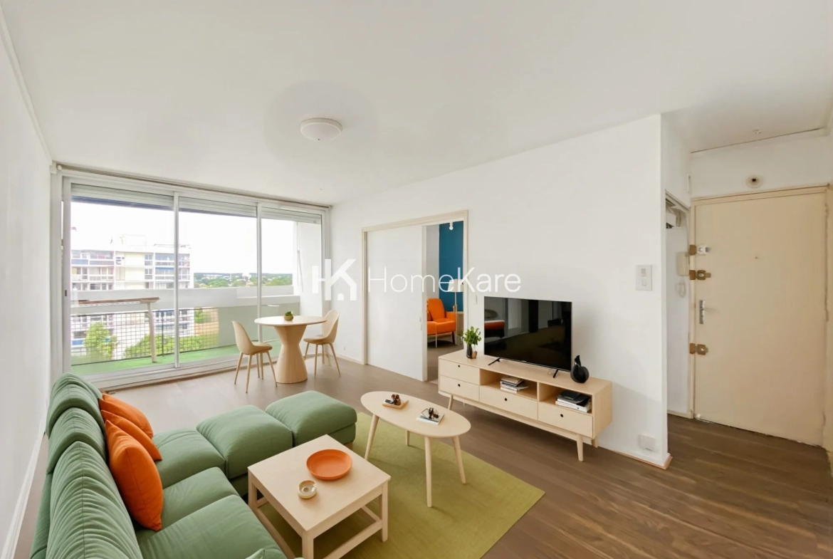 Appartement T4 lumineux avec balcon et parking à Mérignac, secteur Capeyron 