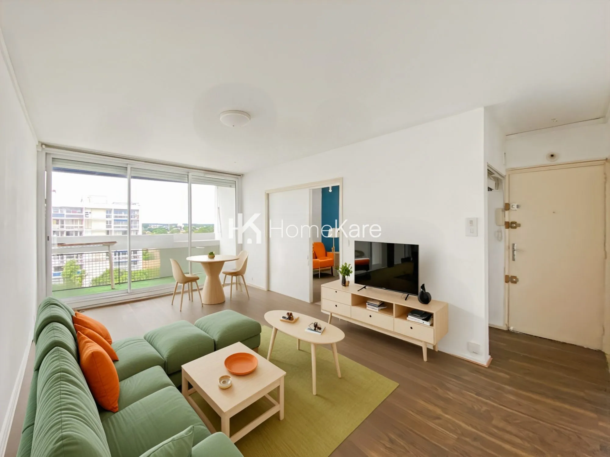 Appartement T4 lumineux avec balcon et parking à Mérignac, secteur Capeyron 
