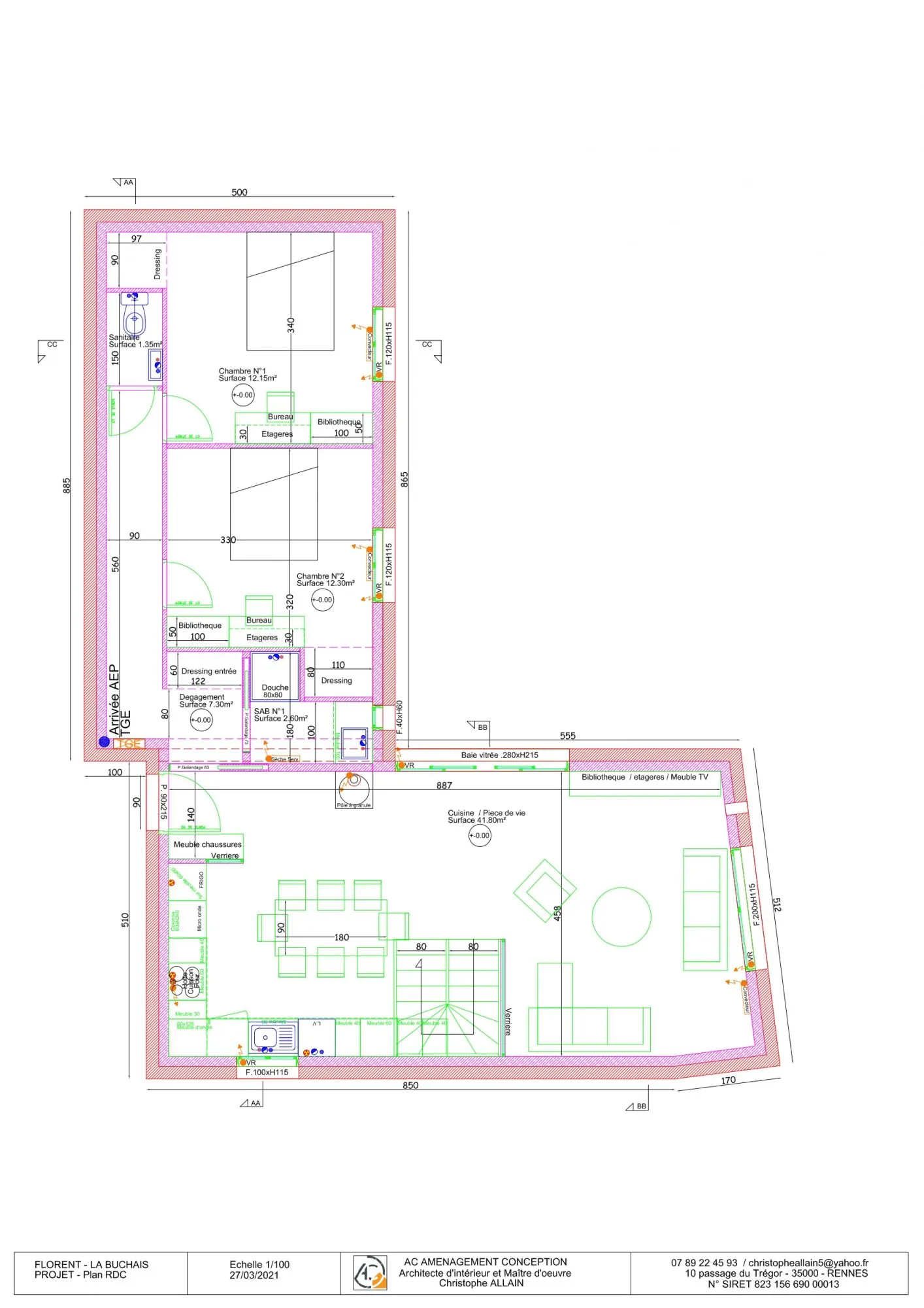 Terrains constructibles à Goven 584 m², vues campagne, close à toutes commodités 
