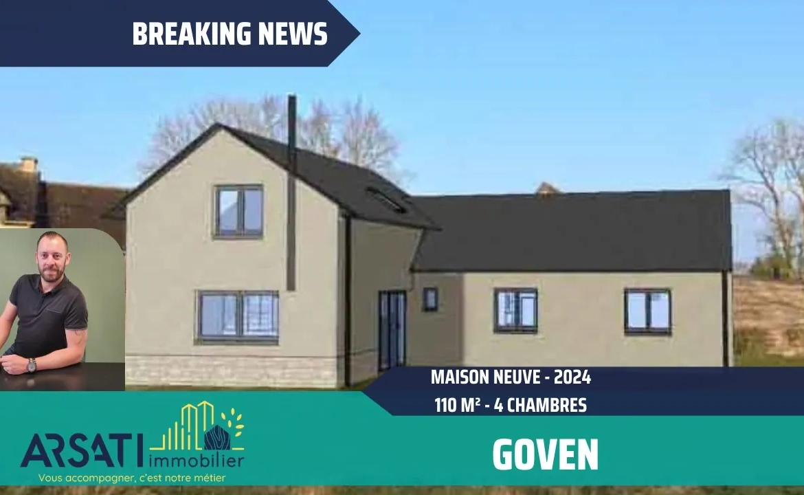 Terrains constructibles à Goven 584 m², vues campagne, close à toutes commodités 