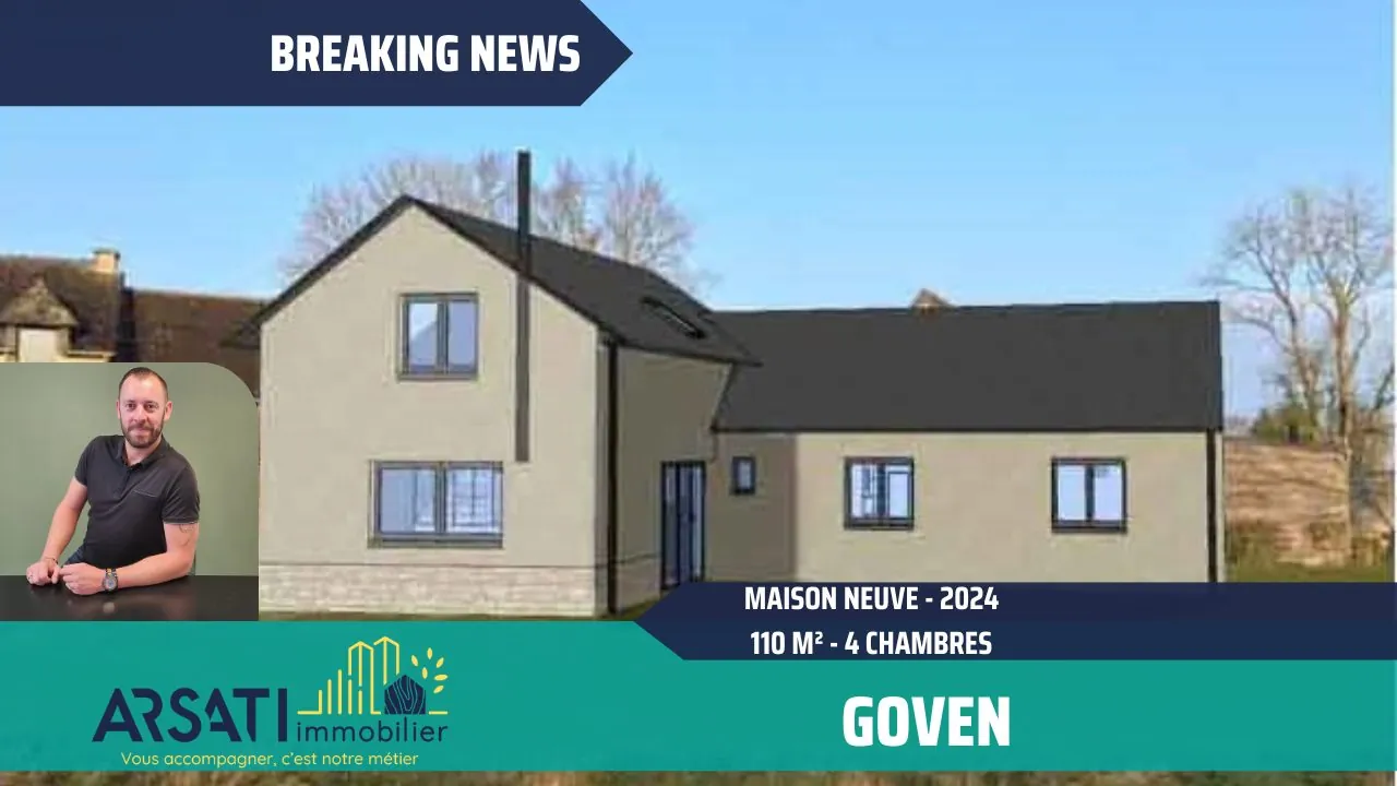 Terrains constructibles à Goven 584 m², vues campagne, close à toutes commodités 