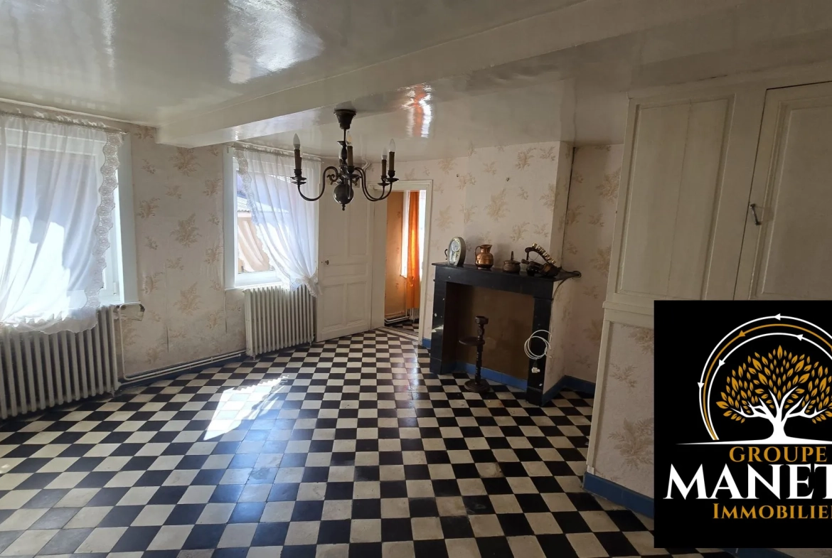 Longère à rénover à Vitry en Artois – Maison de plain-pied avec jardin et garage 