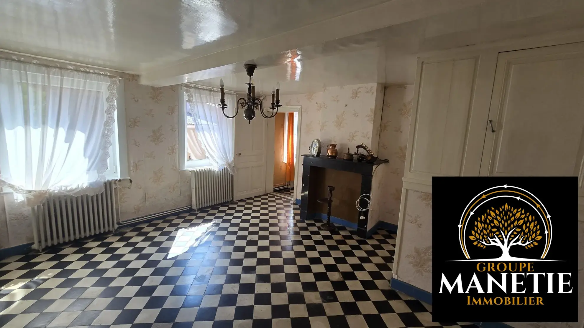 Longère à rénover à Vitry en Artois – Maison de plain-pied avec jardin et garage 