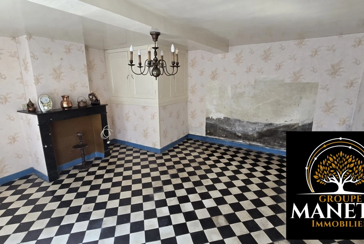 Longère à rénover à Vitry en Artois – Maison de plain-pied avec jardin et garage 