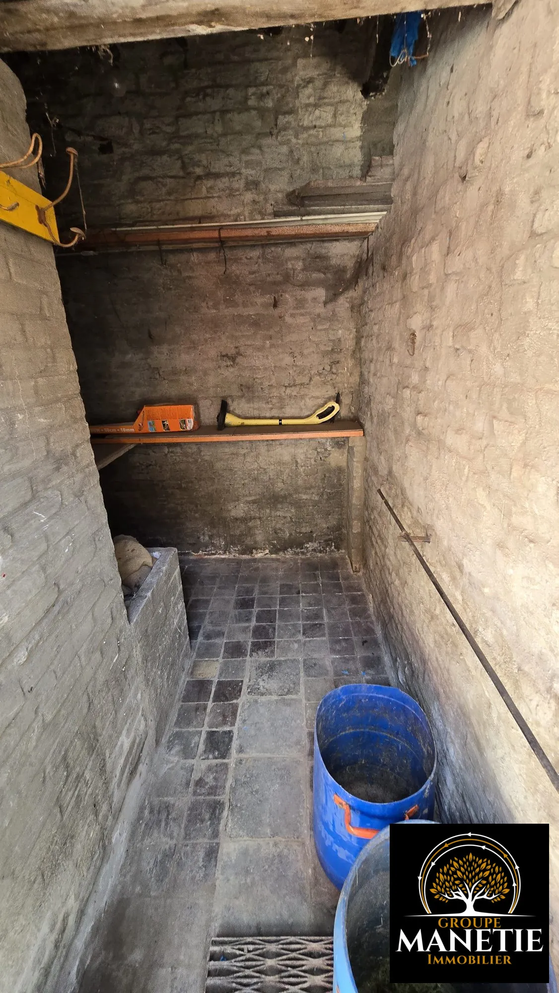 Longère à rénover à Vitry en Artois – Maison de plain-pied avec jardin et garage 