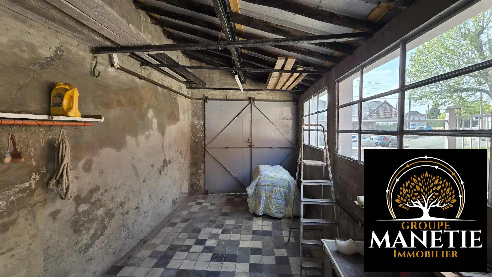 Longère à rénover à Vitry en Artois – Maison de plain-pied avec jardin et garage 