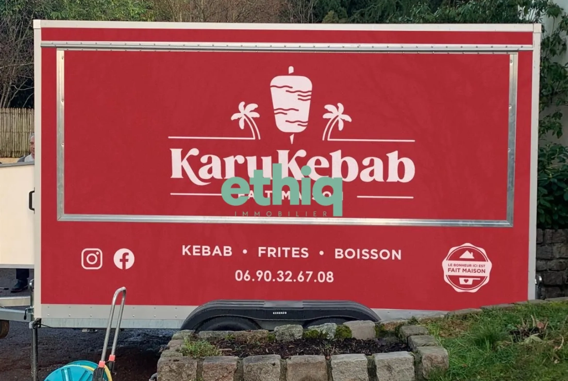 Fonds de commerce Foodtruck KARUKEBAB en Guadeloupe, forte rentabilité 