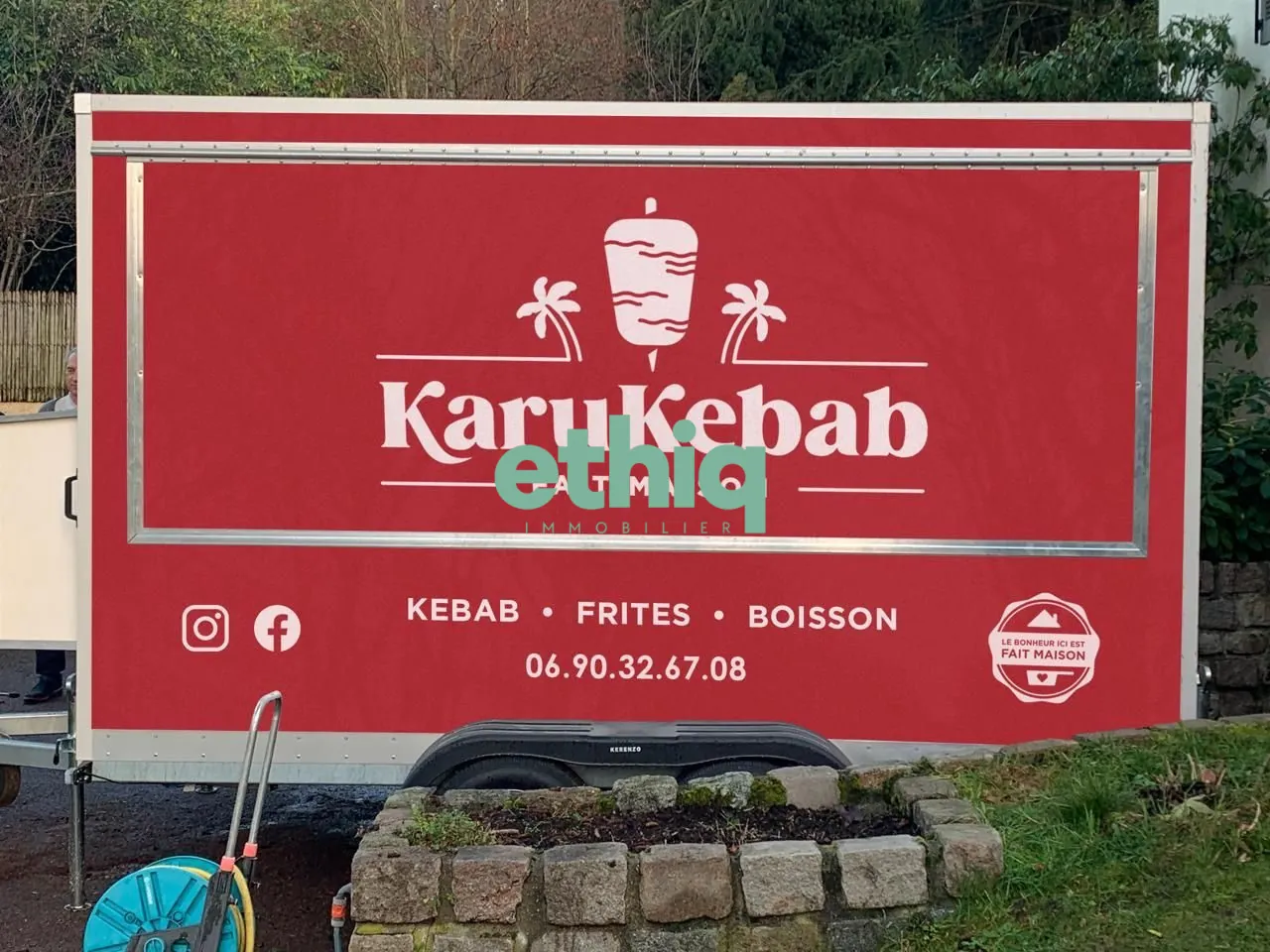 Fonds de commerce Foodtruck KARUKEBAB en Guadeloupe, forte rentabilité 