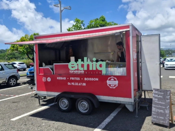 Fonds de commerce Foodtruck KARUKEBAB en Guadeloupe, forte rentabilité
