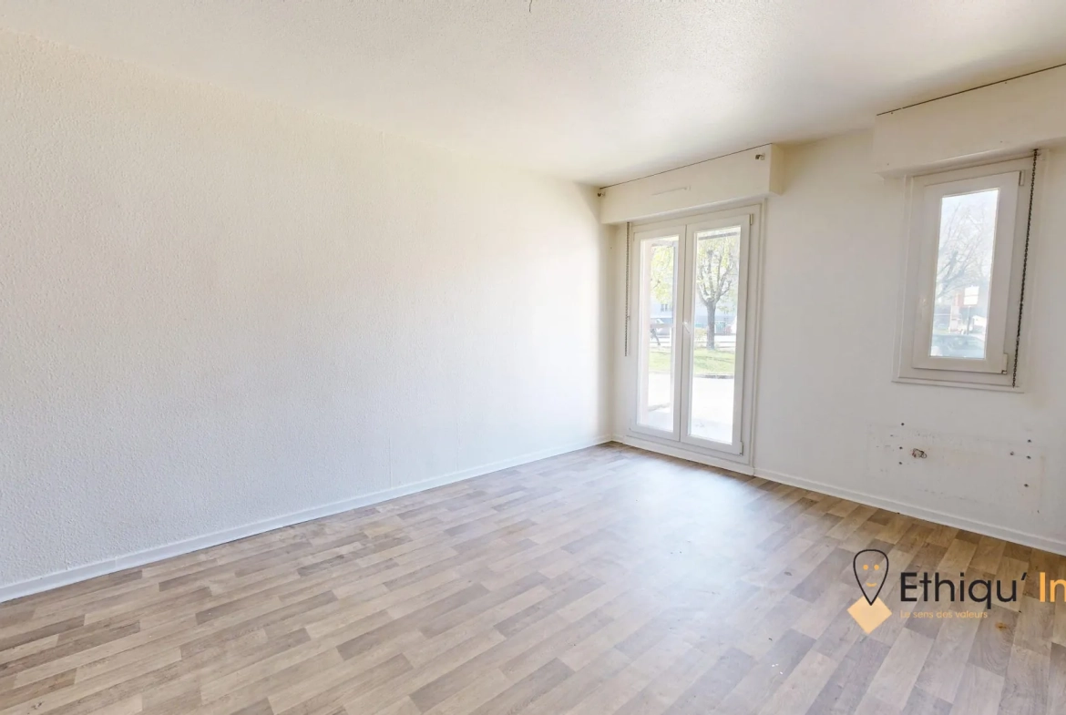 Appartement F2 de 44 m² à Strasbourg, Hautepierre avec parking privé 