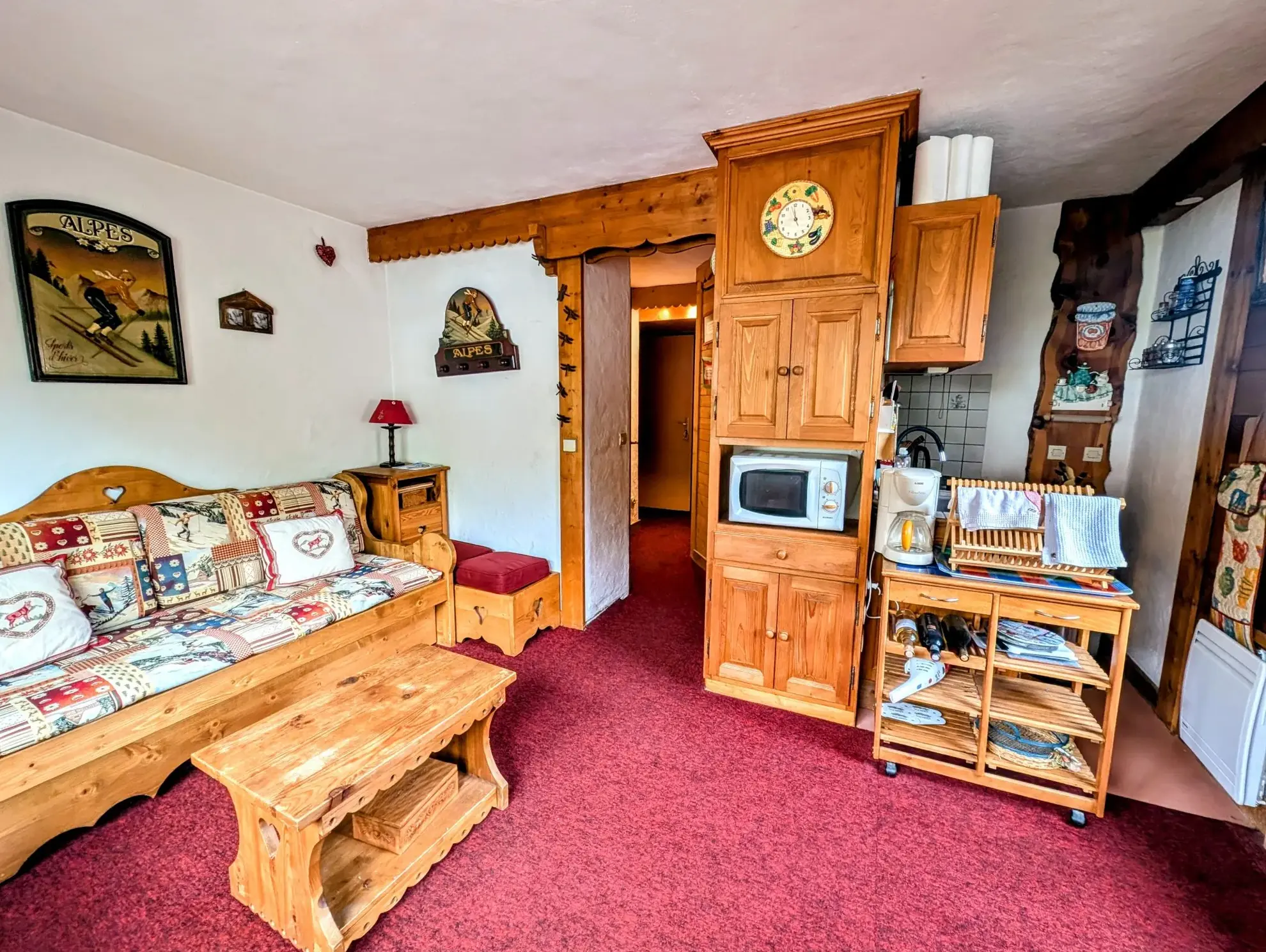 Studio lumineux de 26 m² à vendre au centre des Carroz d'Arâches 