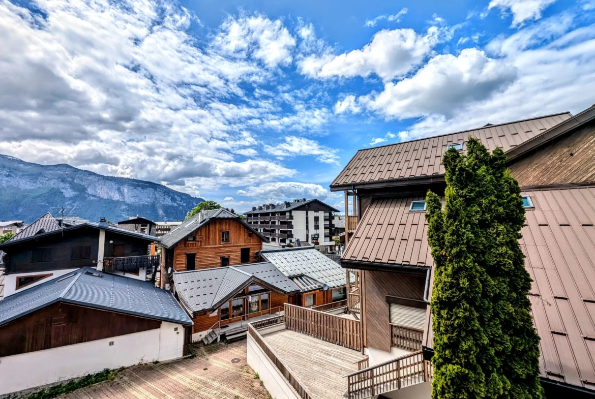 Studio lumineux de 26 m² à vendre au centre des Carroz d'Arâches 