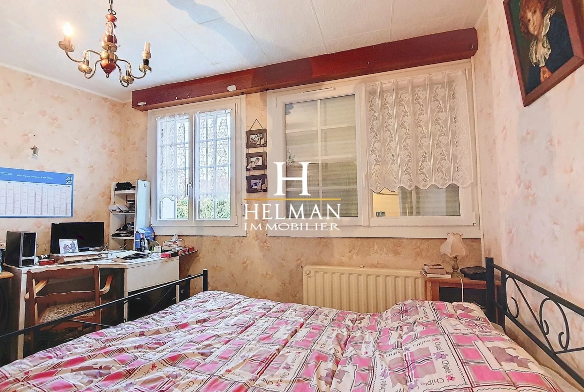 Maison semi plain-pied avec garage et jardin sud à Samer 